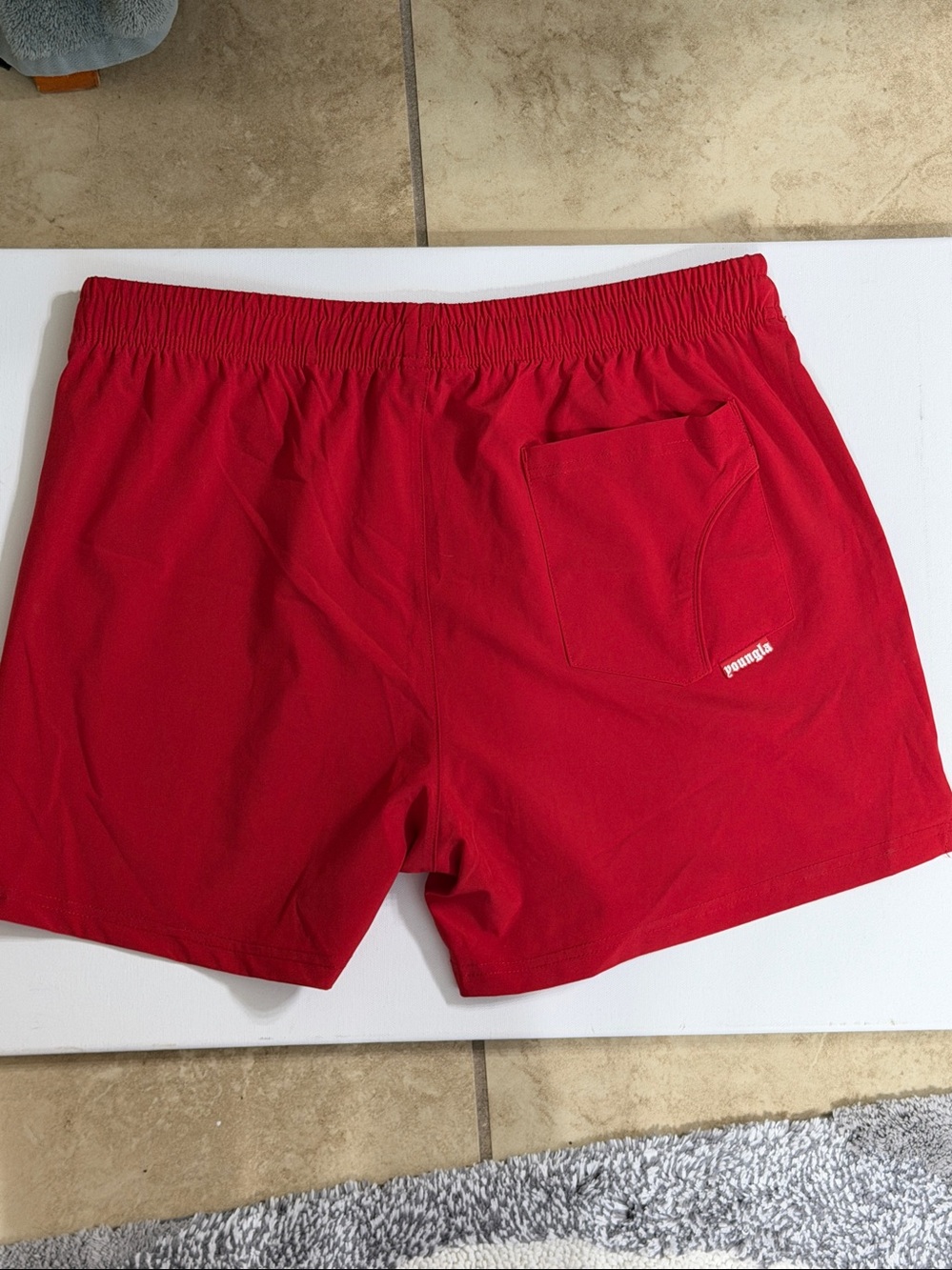 YoungLa red shorts . Excellent cond. Size. Large - Picture 7 of 8